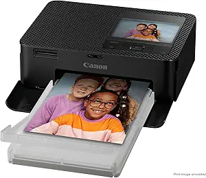 Canon SELPHY CP1500 Compact Photo Printer, Portable Photo Printer, Instant Photo Printer, Mobile Friendly, AirPrint, Black